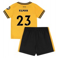 Fotbalové Dres Wolves Max Kilman #23 Dětské Domácí 2024-25 Krátký Rukáv (+ trenýrky)